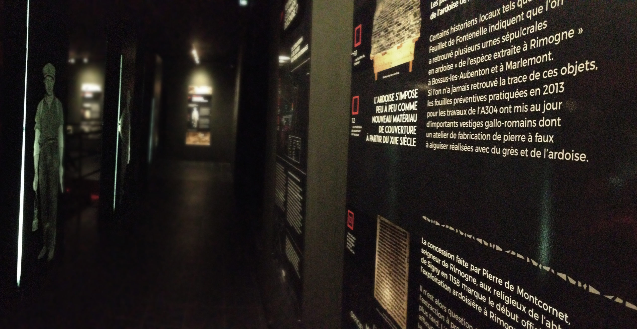 Parcours de visite Musée - Maison de l'ardoise de Rimogne - Muséographie - Scénographie