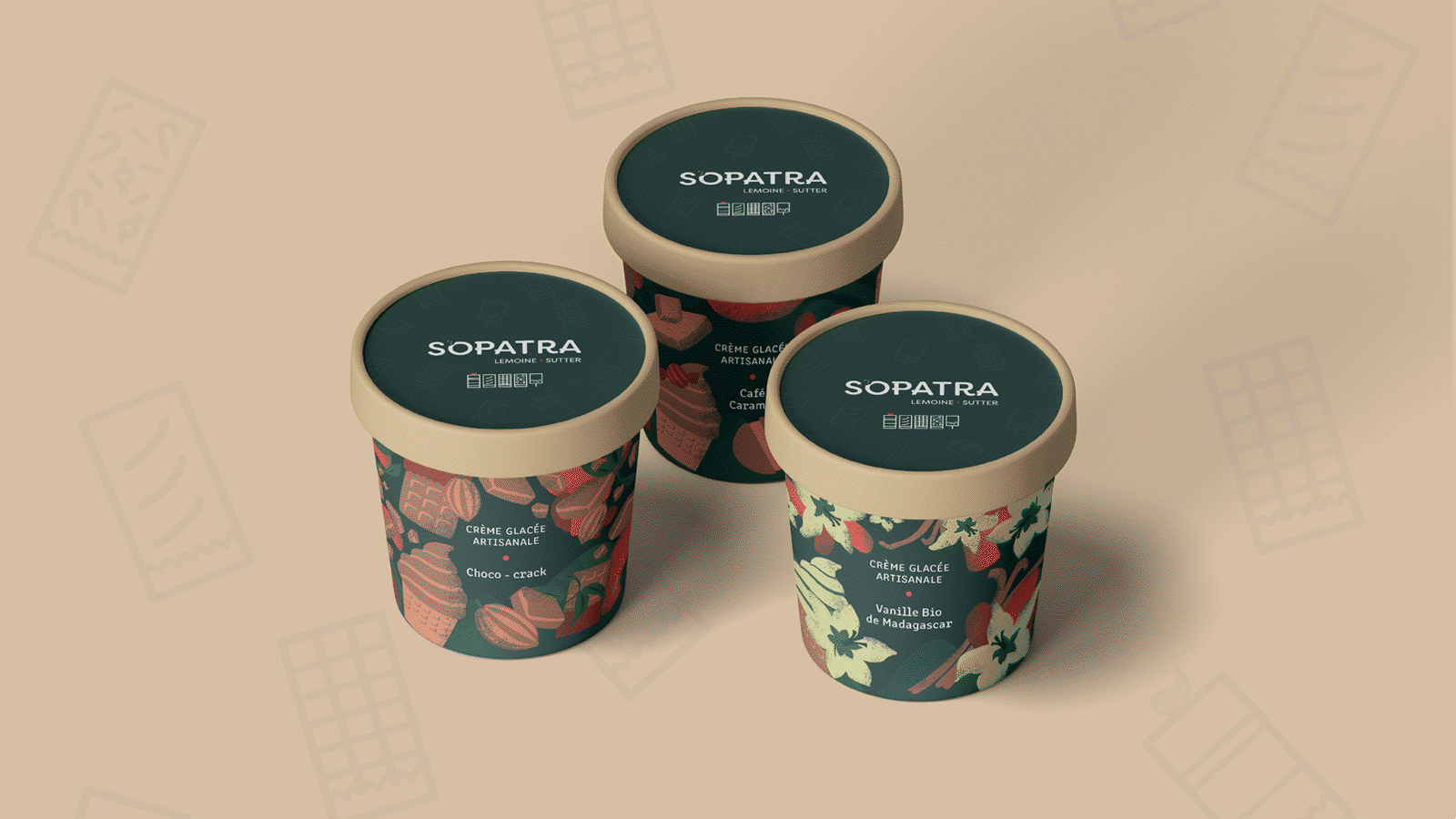 Packaging glaces Sopatra