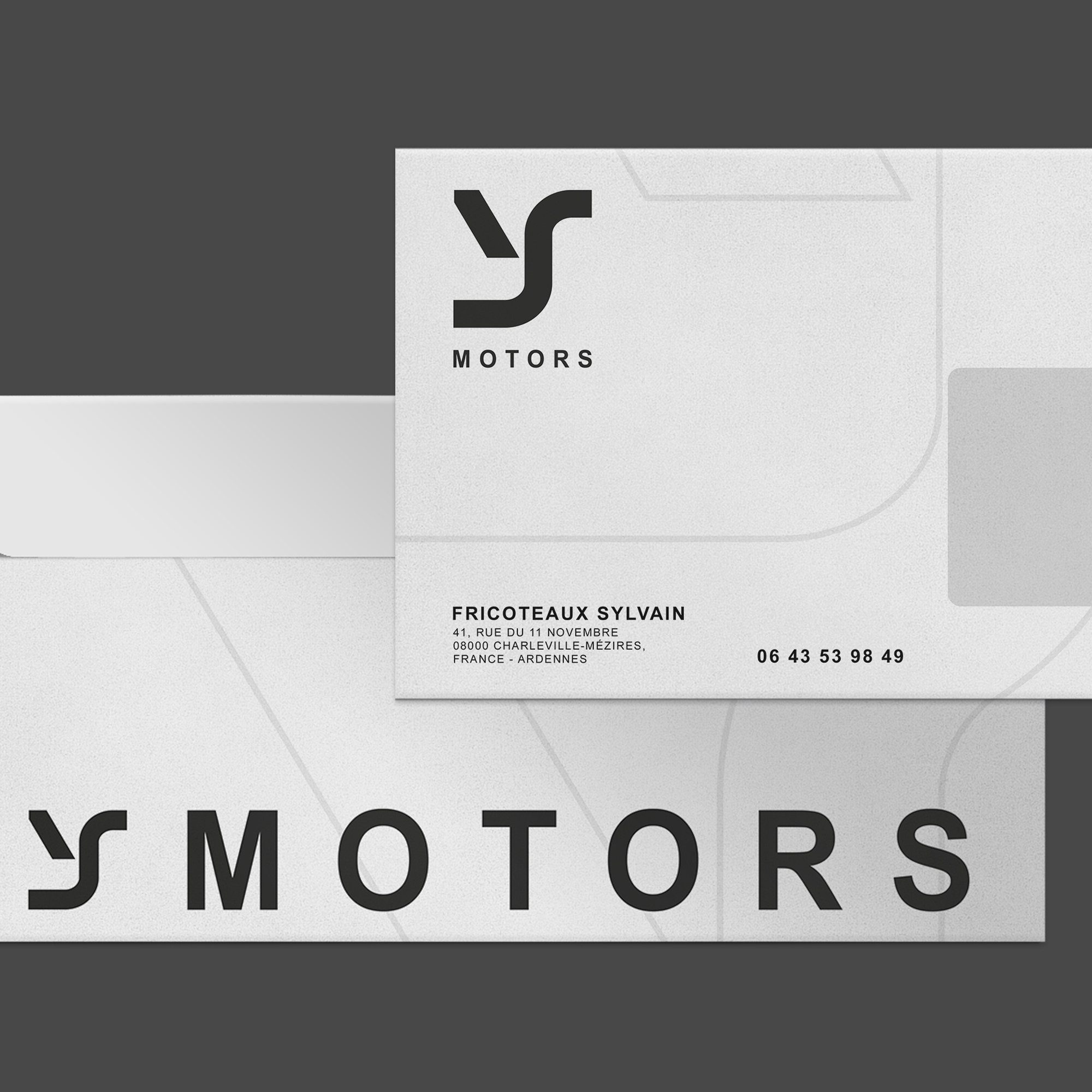 YS Motors - Enveloppe